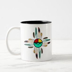 Native Sun God Zia Zweifarbige Tasse