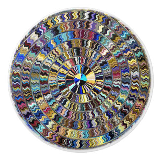 Native Sun Swirl Keramik Knob Keramikknauf