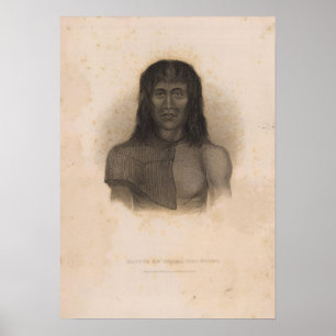 Native, Terra del Fuego, Argentinien und Chile Poster