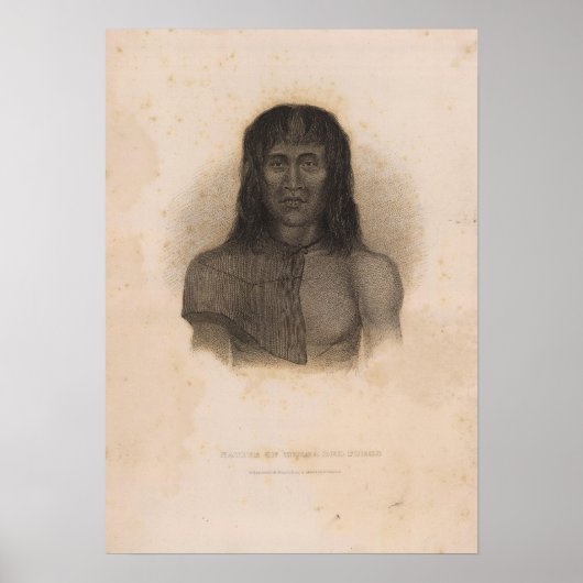 Native, Terra del Fuego, Argentinien und Chile Poster (Vorne)