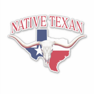 Native Texan Aufkleber
