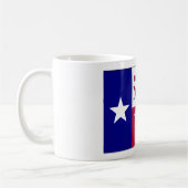 Native Texan Flag der 6. Generation Kaffeetasse (Links)