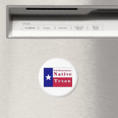 Native Texan Flag der 6. Generation Magnet (In Situ (Geschirrspüler))