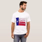Native Texan Flag der 6. Generation T-Shirt (Vorne ganz)