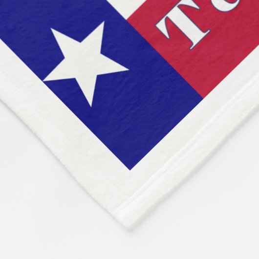 Native Texan Flag der achten Generation Fleecedecke (Ecke)