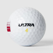 Native Texan Flag der achten Generation Golfball (Logo)