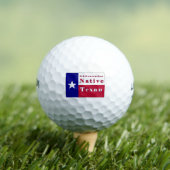 Native Texan Flag der achten Generation Golfball (Insitu T-Shirt)