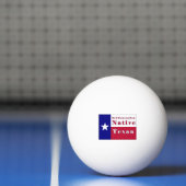 Native Texan Flag der dritten Generation Tischtennisball (Netto)