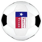 Native Texan Flag der zweiten Generation Fußball (Gedreht)