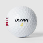 Native Texan Flag der zweiten Generation Golfball (Logo)