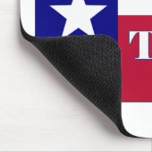 Native Texan Flag der zweiten Generation Mousepad (Ecke)