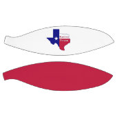 Native Texan Flag Map Basketball (Panele)