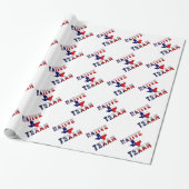 Native Texan Flag Map Geschenkpapier (Ungerollt)