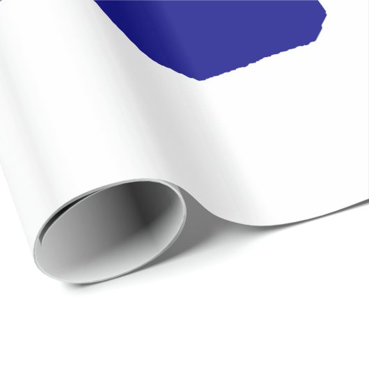 Native Texan Flag Map Geschenkpapier (Rolleneckpunkt)