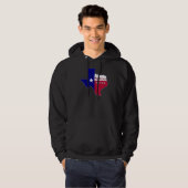 Native Texan Flag Map Hoodie (Vorne ganz)