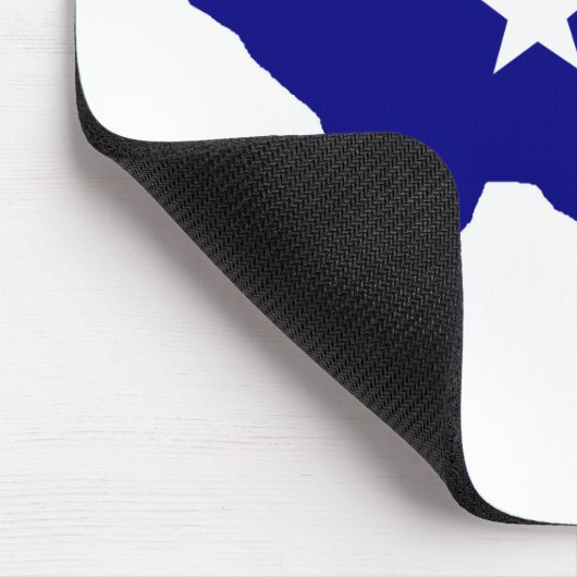Native Texan Flag Map Mousepad (Ecke)