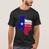 Native Texan Flag Map T-Shirt (Vorderseite)