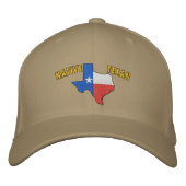 Native Texan Stickerhut Bestickte Baseballkappe (Vorderseite)