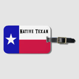 Native Texas Luggage Tag Gepäckanhänger