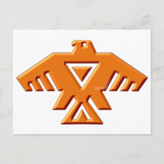 Native Thunderbird Postkarte (Vorderseite)