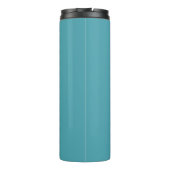 Native Tribal Bull Horns Skull Thermosbecher (Rückseite)