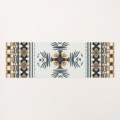 Native Tribal Muster Yogamatte (Rückseite (Horizontal))