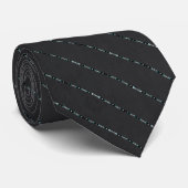 Native Türkise Green Pattern Neck Tie Krawatte (Gerollt)