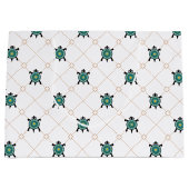 Native Turtle Große Geschenktüte (Vorderseite)