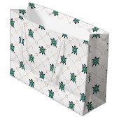 Native Turtle Große Geschenktüte (Vorderseite Schrägansicht)