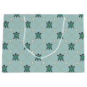 Native Turtle Große Geschenktüte (Vorderseite)