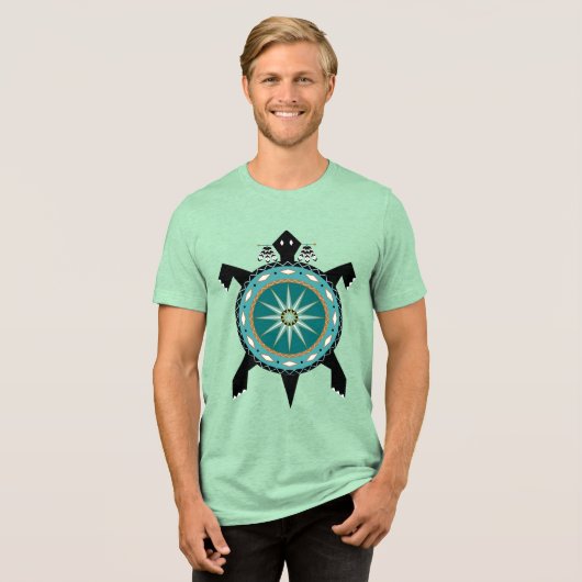 Native Turtle Tri-Blend Shirt (Vorderseite voll)