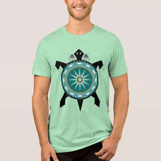 Native Turtle Tri-Blend Shirt (Vorderseite)