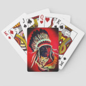 Native Warrior Classic Playing Cards Spielkarten (Rückseite)