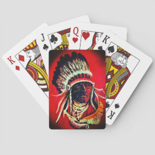 Native Warrior Classic Spielkarten