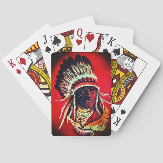 Native Warrior Classic Spielkarten (Rückseite)