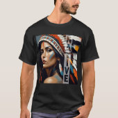 Native Warrior Princess T-Shirt (Vorderseite)