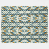 Native Wind 60x80 Fleece-Decke Fleecedecke (Vorderseite (Horizontal))