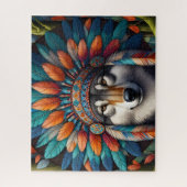 Native Wolf Puzzle (Vertikal)