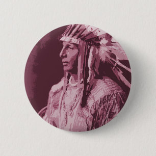 Nativer Amerikanische Ureinwohner Button