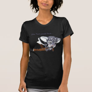 Nativer Schneeleopard-T - Shirt