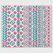 Natives amerikanisches Weihnachtswackelpapier Geschenkpapier (Flach)