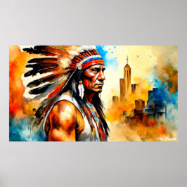 NATIVES ERBE MONATLICHE KRIEGE 19 E POSTER