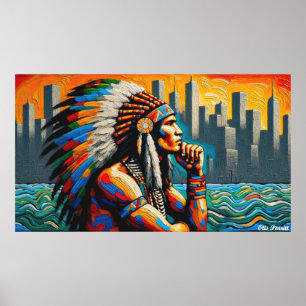 NATIVES ERBE MONATLICHE KRIEGE 22 POSTER