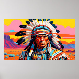 NATIVES ERBE MONATLICHE KRIEGE 7 POSTER