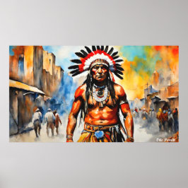 NATIVES ERBE MONATLICHE WARRIOREN 19F POSTER