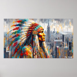 NATIVES ERBE MONATLICHE WARRIOREN 22D POSTER