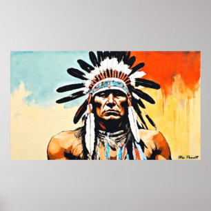 NATIVES ERBE MONATLICHE WARRIOREN 4 POSTER