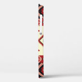 Natives Gewebe. Geometrisches Design Kilim. Ethnis Case-Mate iPhone Hülle (Rückseite / Links)