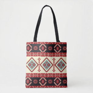 Natives Gewebe. Geometrisches Design Kilim. Ethnis Tasche