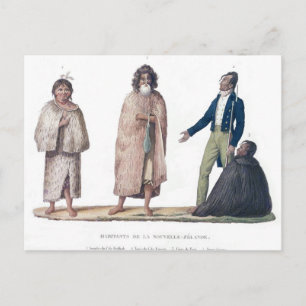 Natives of New Zealand Postkarte